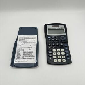 Texas Instruments TI-30X IIS Scientific Calculator Solar TESTED WORKS